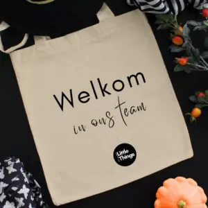 Katoenen tas - Welkom in ons team