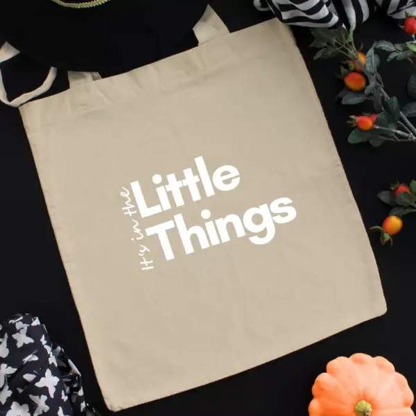 Katoenen tas - It's in the Little Things